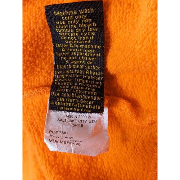 Browning Orange Hoodie Mens 2XL Hunting Sweatshirt Pullover Hiking Kangaroo - Picture 11 of 14